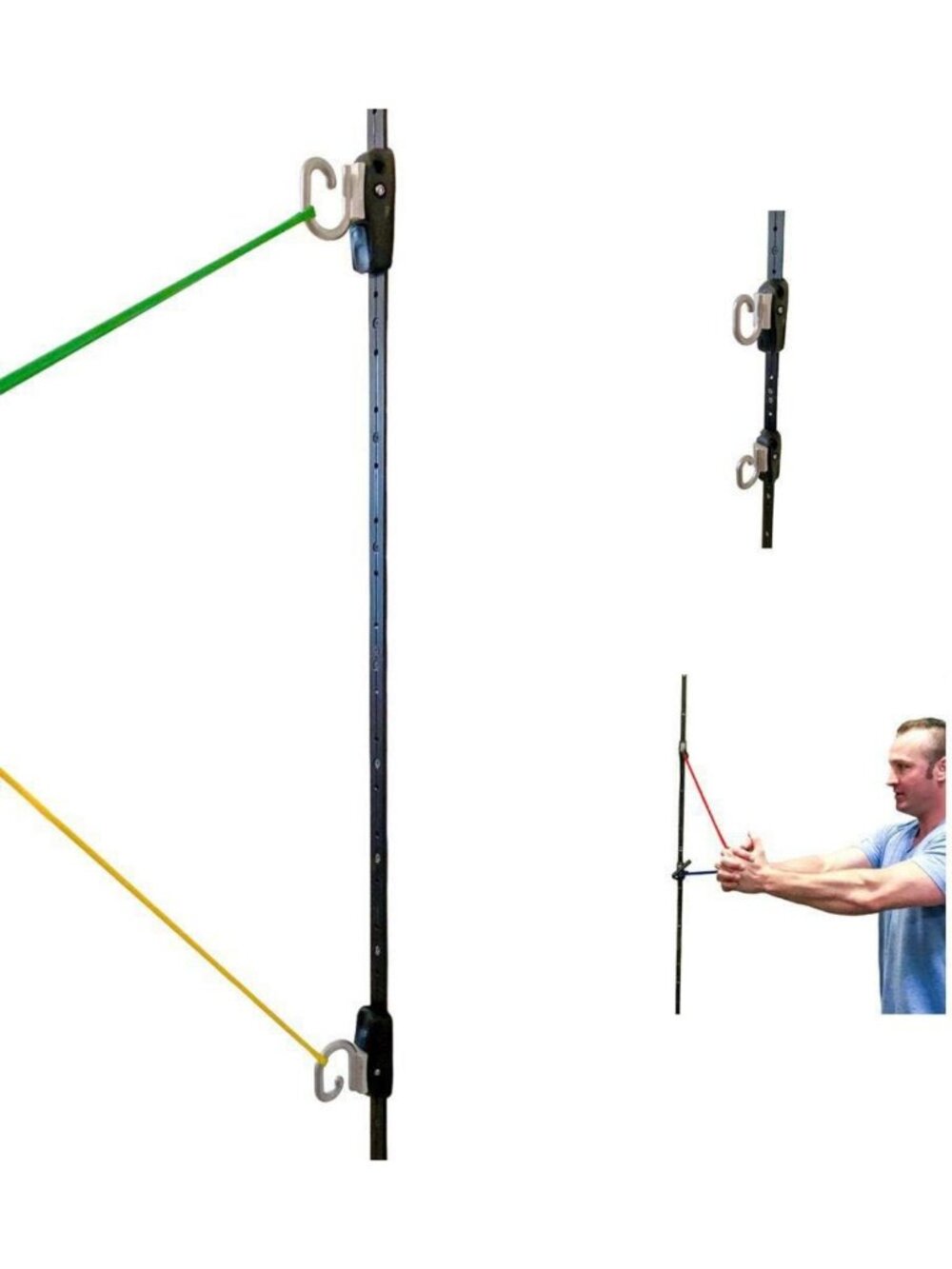 Space Saver Resistance Bands for Home Workouts | Fitness Exercise Equipment